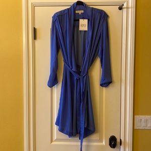 Dance & Marvel royal blue cardigan with sash